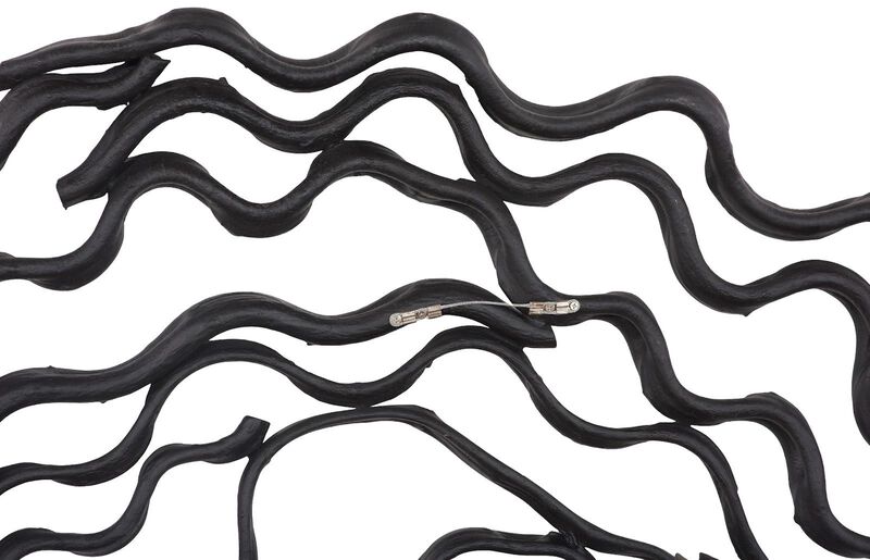 Vine Black Wall Flower Wall Decor image number 4