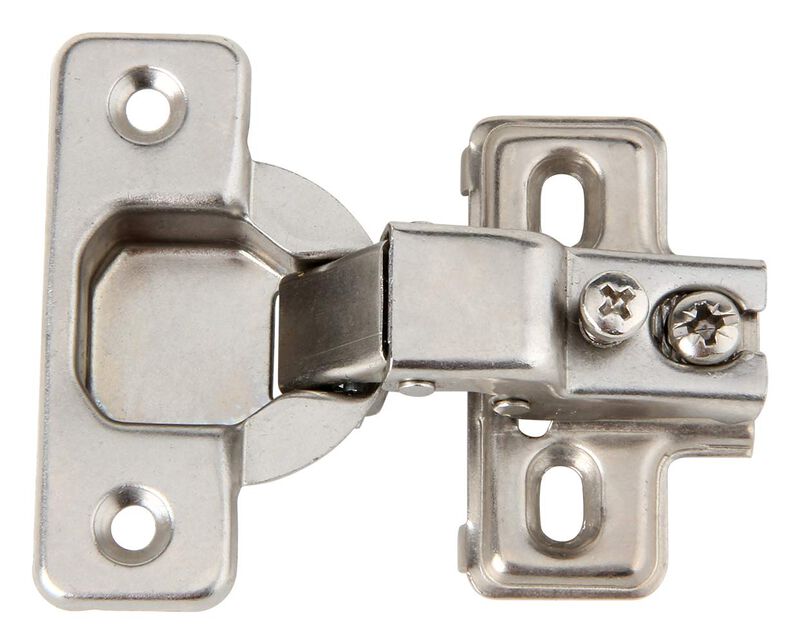 Silverline Face Frame Concealed Euro 105Deg Self Closing Compact Cabinet Hinges, 10 Pack