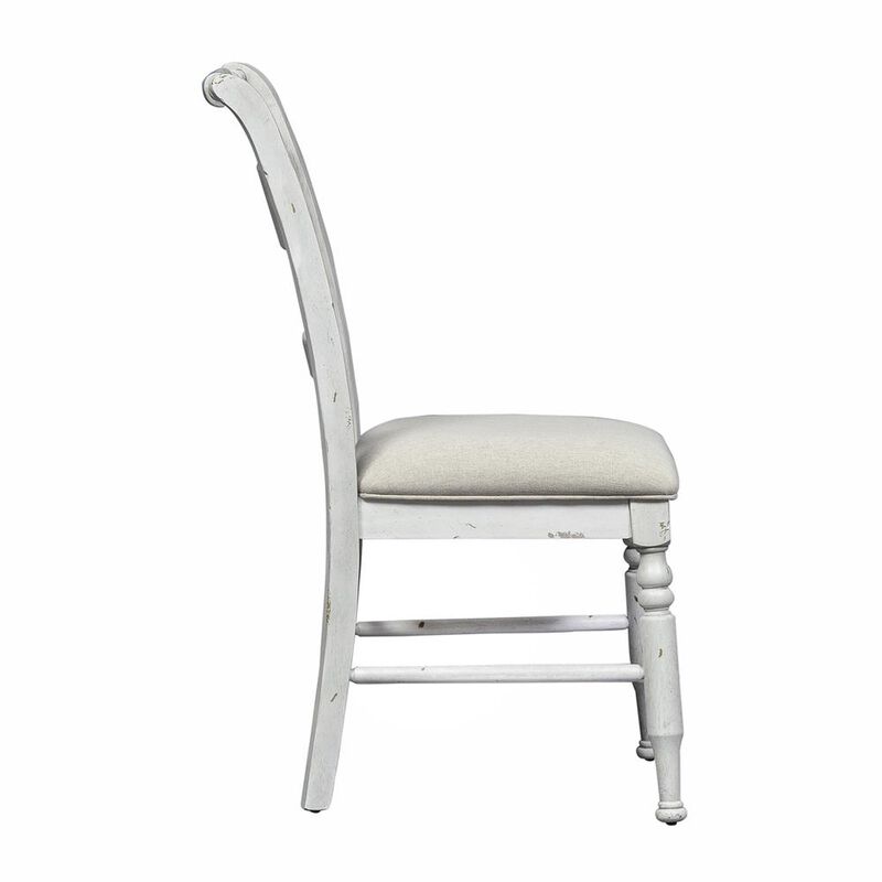Liberty Furniture Slat Back Side Chair (RTA)-Set of 2 Traditional White image number 3