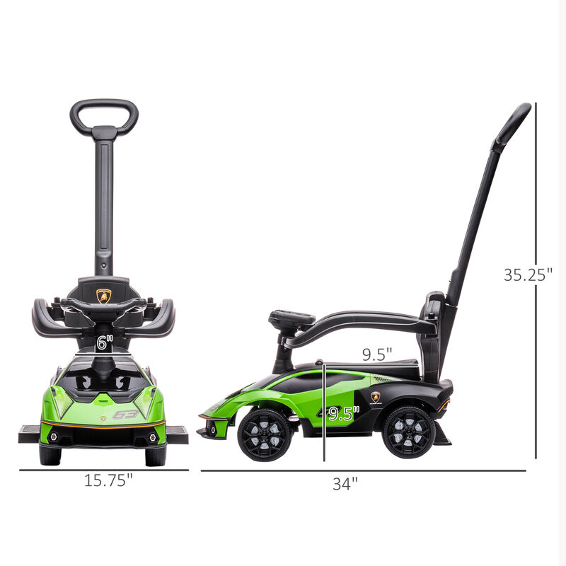 BreeBe Toddler Push Car, Lamborghini Stroller Walking Car image number 2