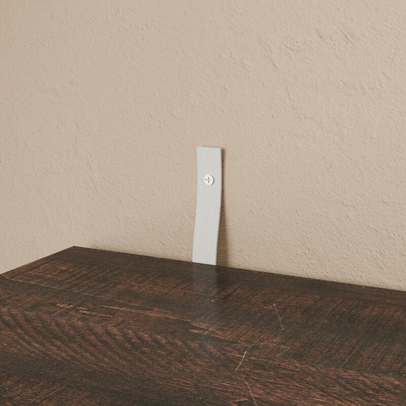 FUFU&GAGA Modern 6-Drawer Dresser for Bedroom Storage, (63" W x 15.7" D x 33.1" H),Brown