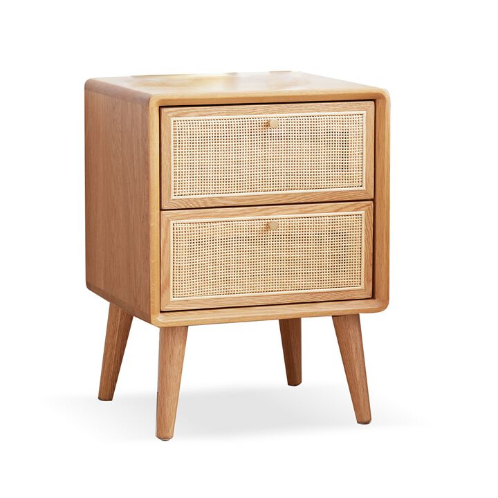 Streamdale Simple North American Oak Bedside Cabinet