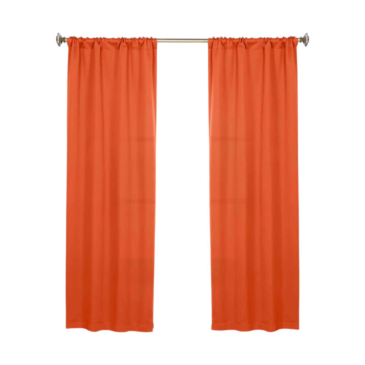 Blackout Curtain Set of 2, Solid Window Drapes for Bedroom and Living Room