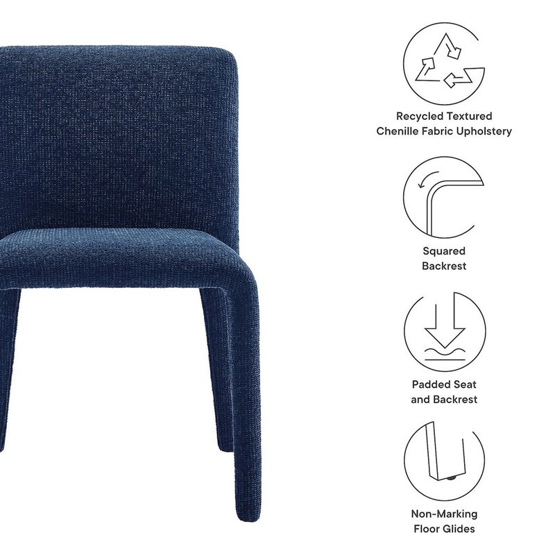 Rhodes Fabric Upholstered Dining Chair image number 2