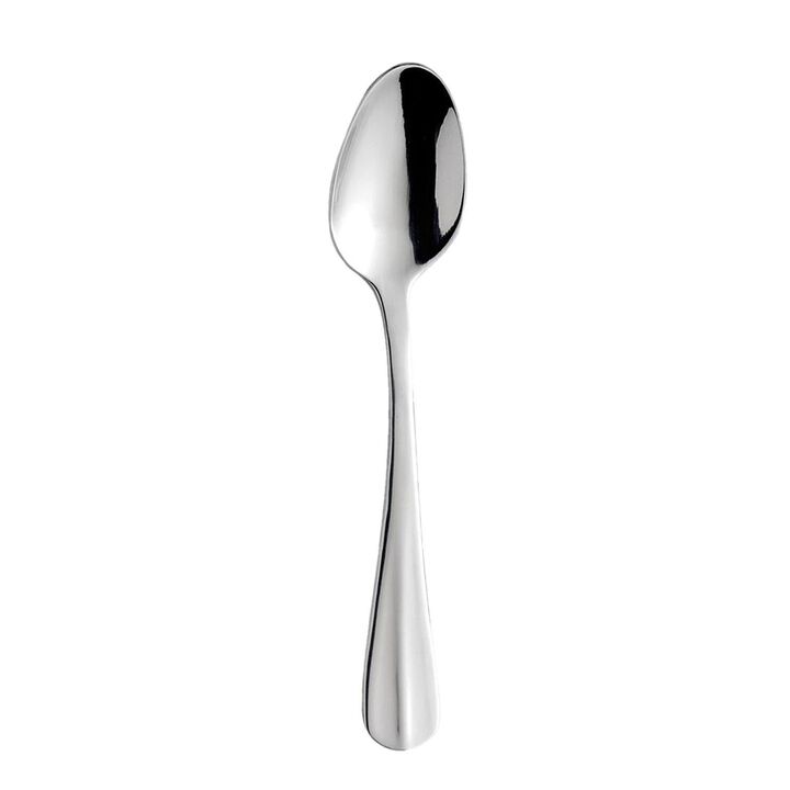 Flatware Eco Baguette 4.25"  Silver Stainless Steel A.D. Coffee Spoon 18/0 (Set of 12)