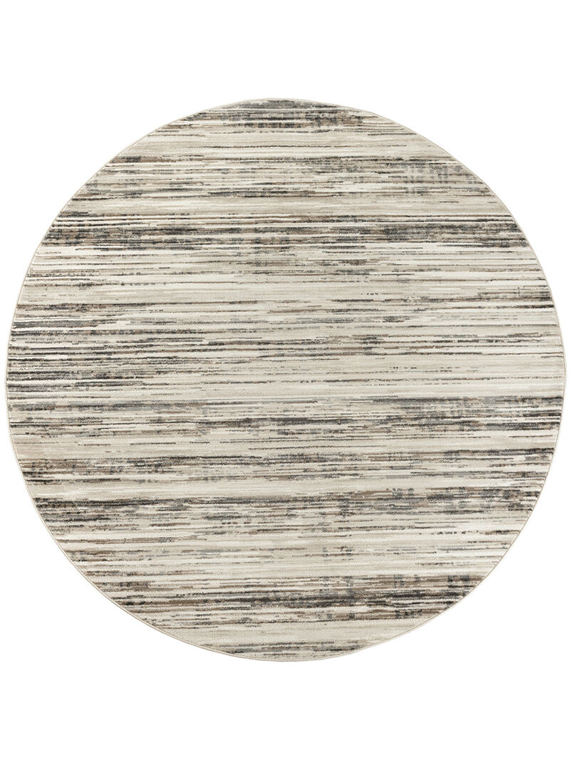 Serenity Home SRH03 Ivory/Beige 4' x Round Rug image number 0
