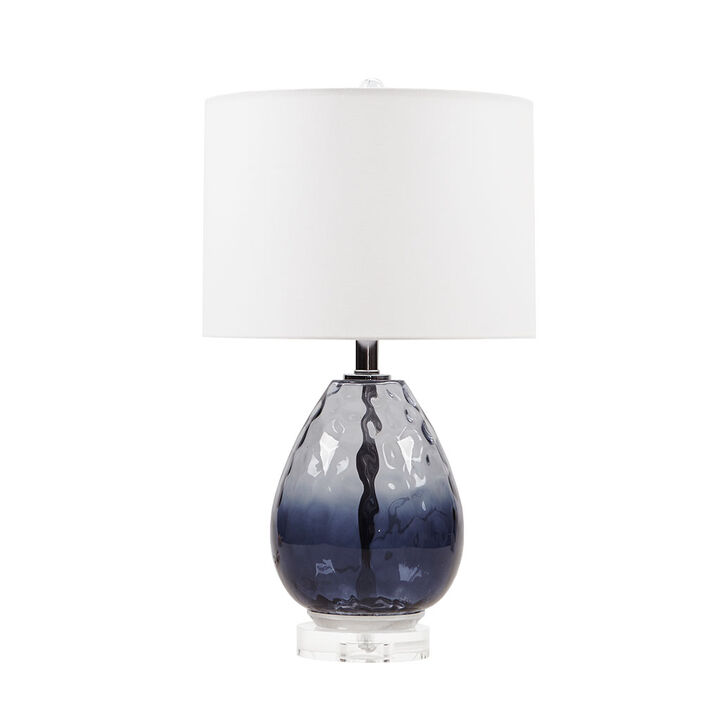 Gracie Mills Montes Ombre Glass Table Lamp