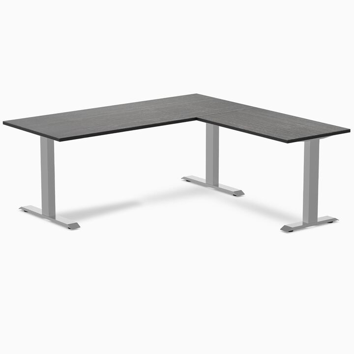 Desky Zero Bamboo L-Shape Office Desk