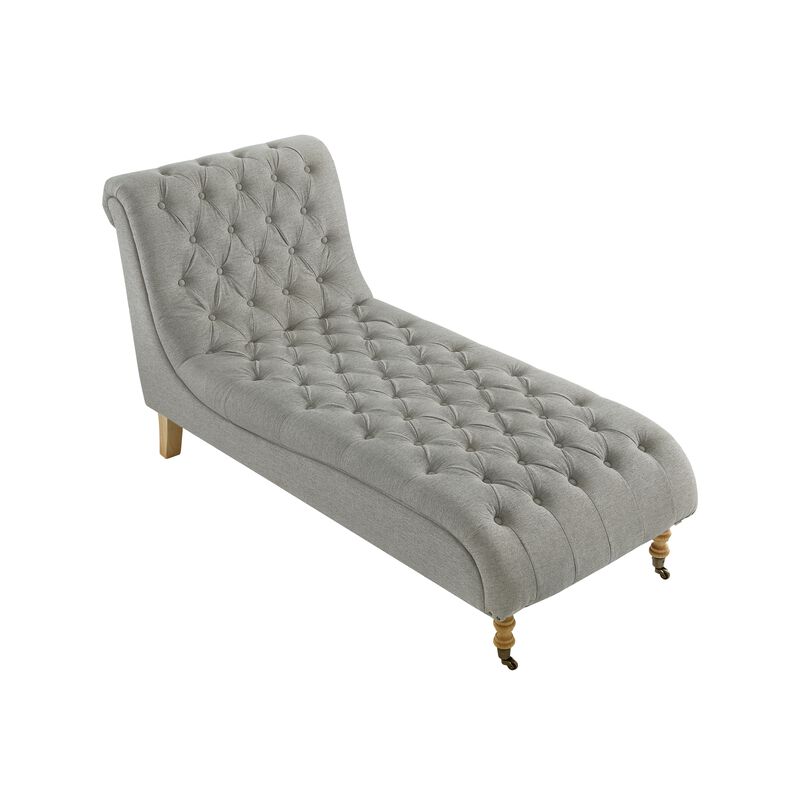 Rustic Manor Tanya Linen Chaise Lounge.