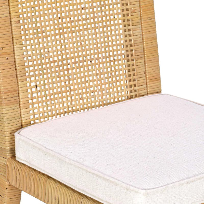 Amara Natural Rattan Arched Back Dining Chair image number 7