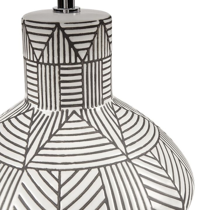 Gracie Mills Aidyn Contemporary Ceramic Table Lamp