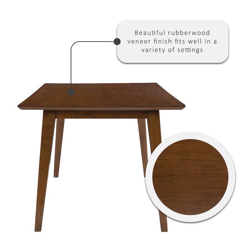 Linon Cadence Dining Table Brown image number 8
