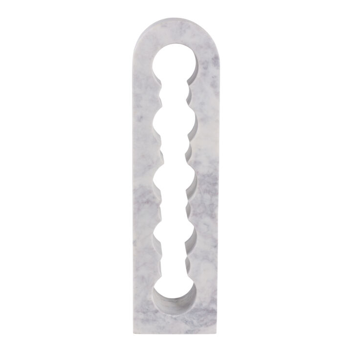22" 5 Bottle Marble Wine Rack