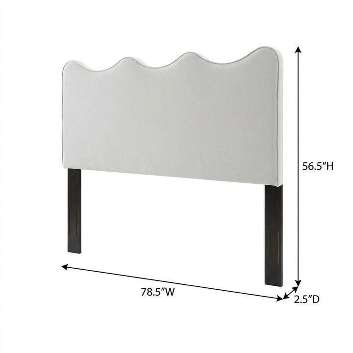 Performance Velvet King Headboard, Plush Upholstery, Sturdy Construction