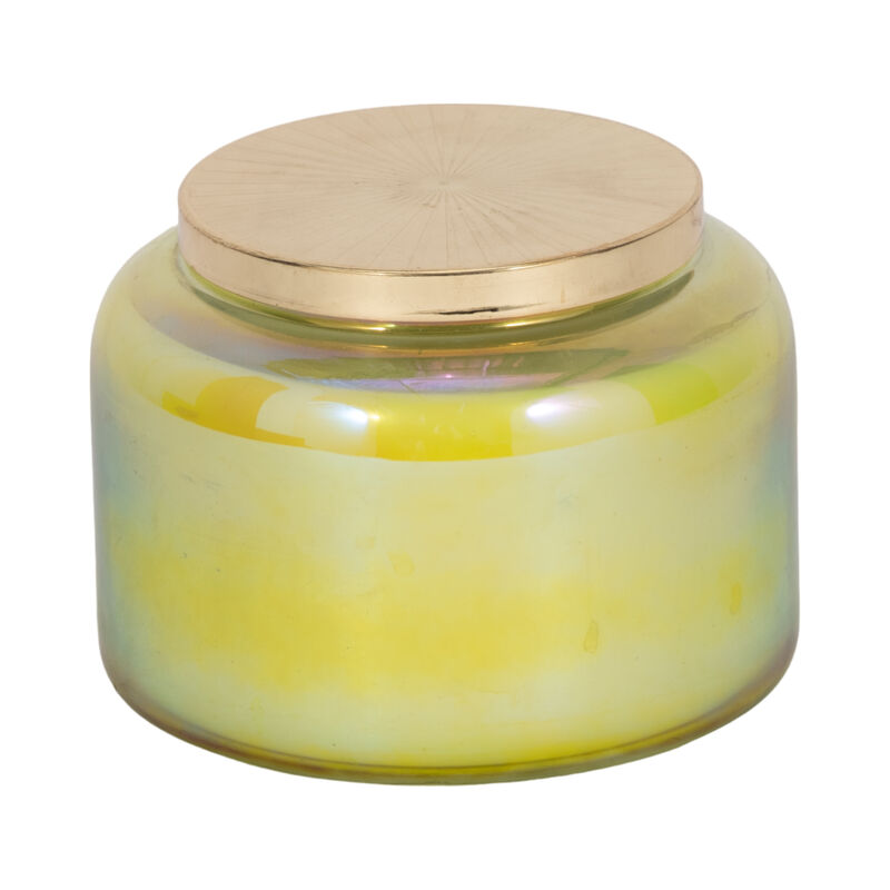 5" Green Verbena Luster Candle