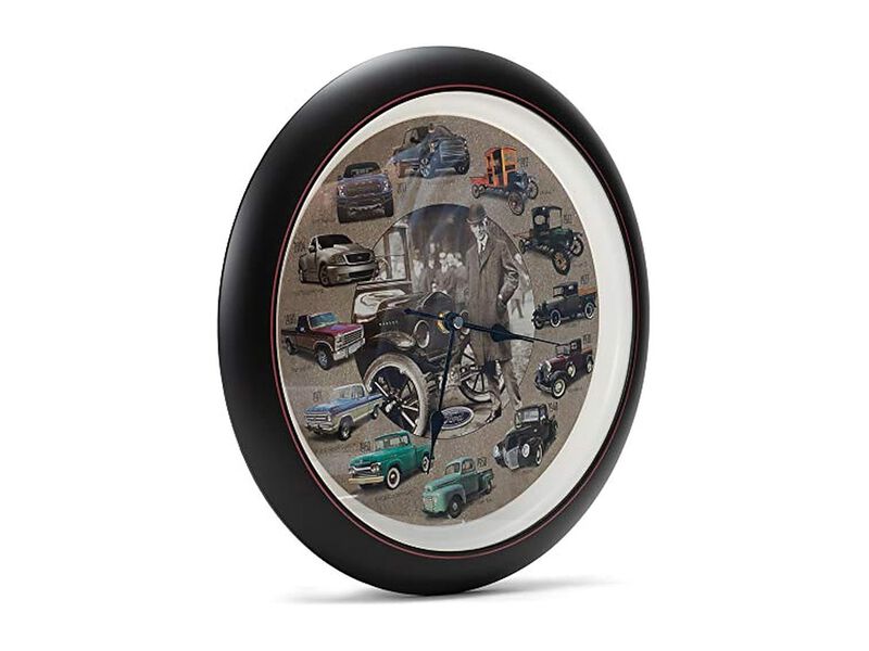 Mark Feldstein History Ford Trucks Sound Wall Clock 13 Inch Home Decor image number 2