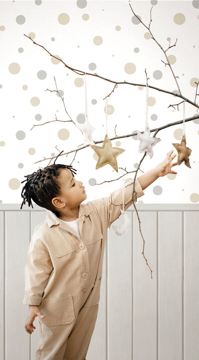Little Explorers 2 Kids Silver Grey Wallpaper 14822