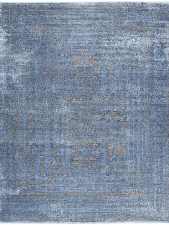 Luxurious LRS01 Blue 8' x 10' Rug