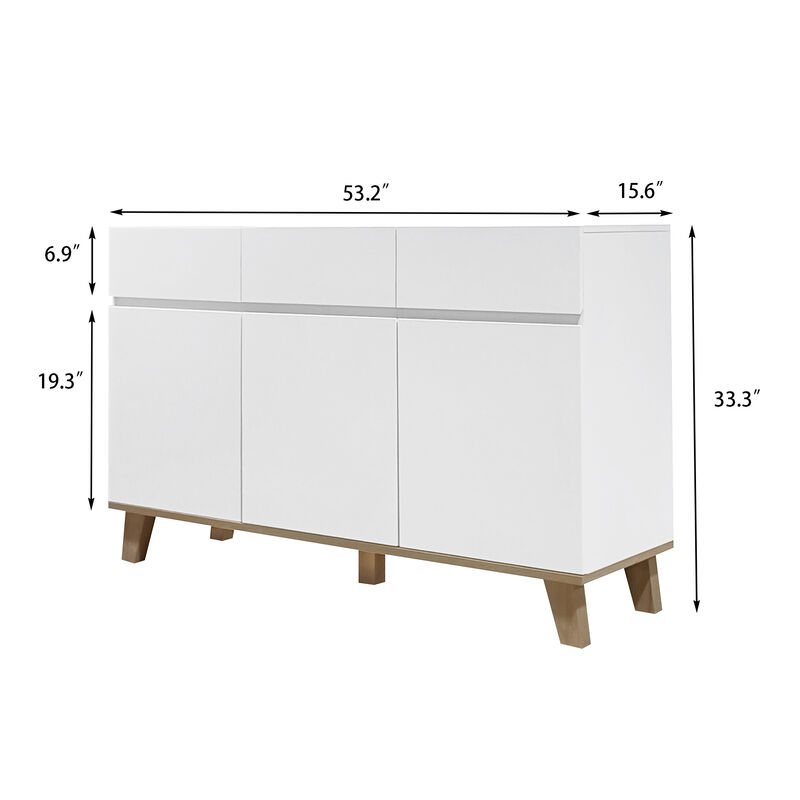 Sanlux 3 Drawers+3 Doors Dresser image number 2
