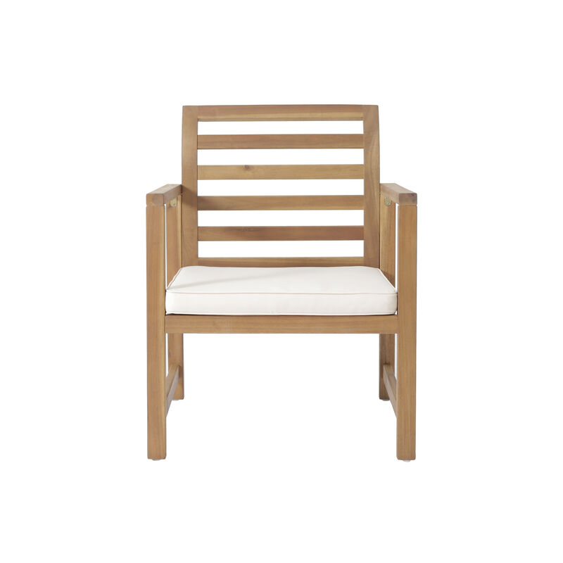 Merax Outdoor Acacia Wood Club Chairs