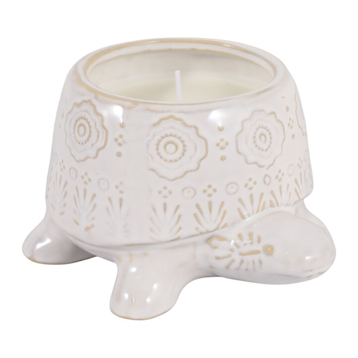 Lavender Turtle Candle