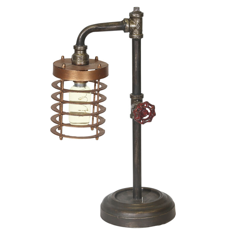 Metal Pipe Bo Rustic Lamp