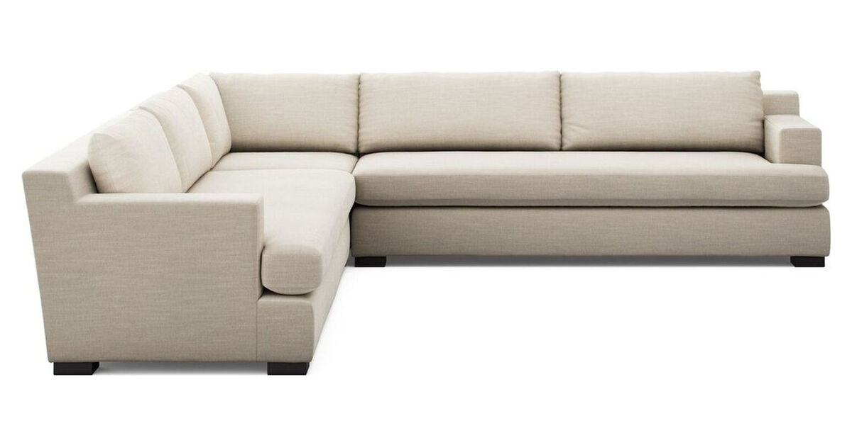 Crispin Savoy Parchment 3 Piece Sectional