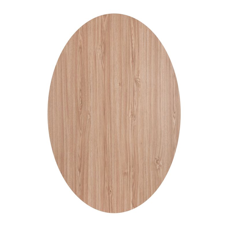 Modern Round Coffee Table Stylish Sleek Wood Design Sturdy Construction Perfect for Small Spaces