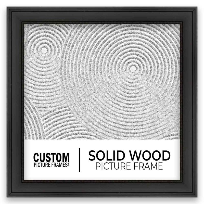 Traditional Black Square Picture Frame