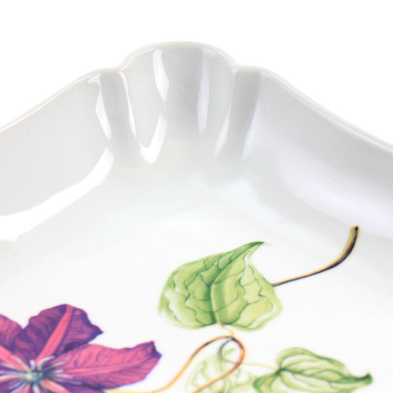 Martha Stewart Botanical Garden 6 Piece 8.75 Inch Fine Ceramic Dish Set in White