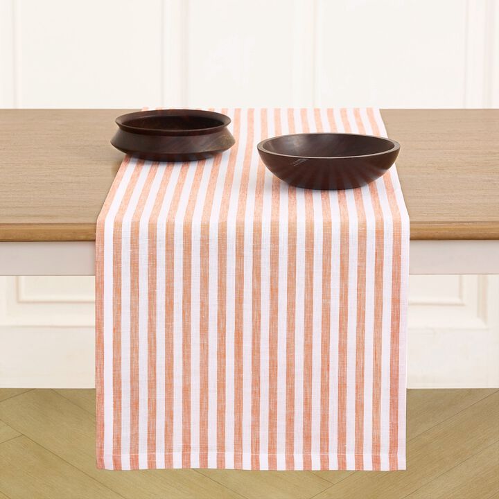 Linen Table Runner - Amalfi Stripe
