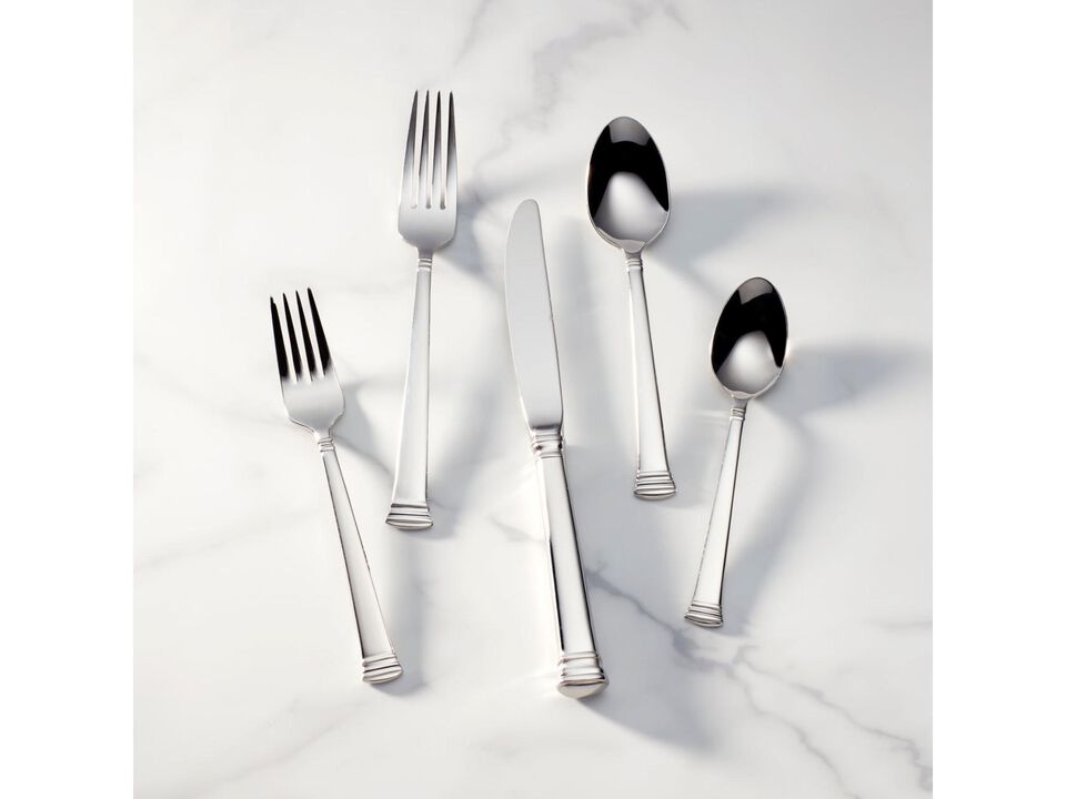 Lenox Eternal 5-Piece Stainless Flatware Placesetting, Silver