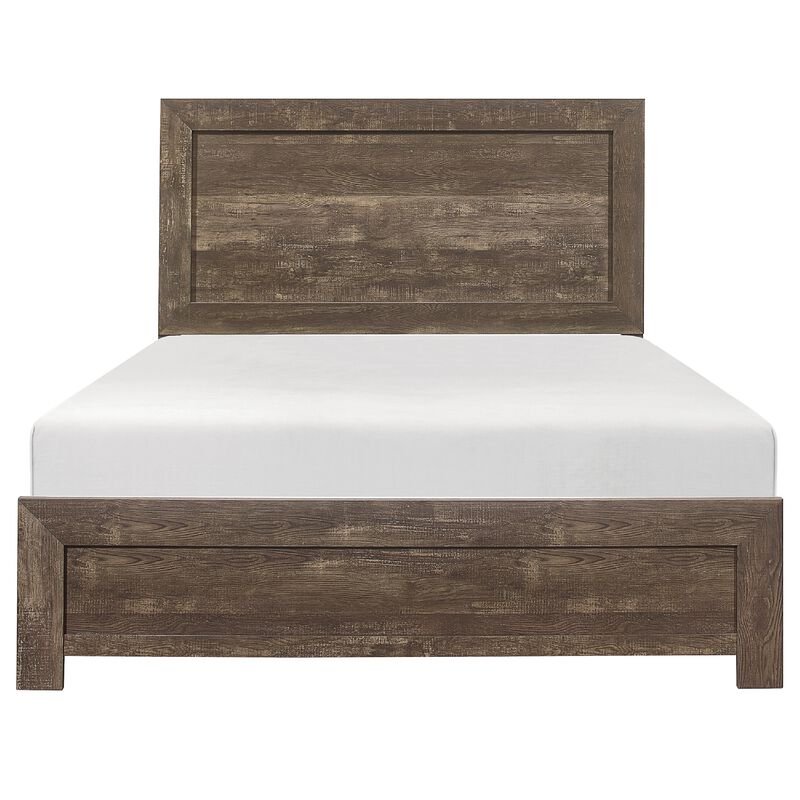 Bedroom Set, Panel Design, 2-Piece Set with Bed and Nightstand image number 6