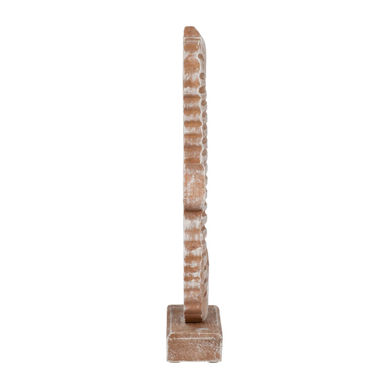 13"H Seahorse, Rustic White image number 2