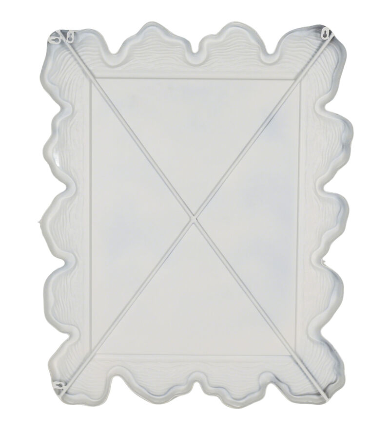 Faux Bois Metal Wall Mirror image number 4