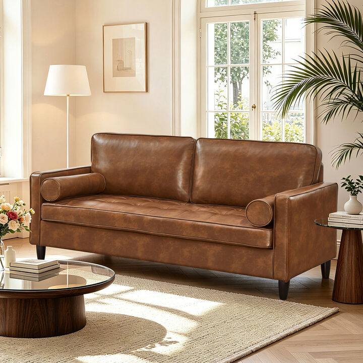 Galglo Breathable Faux Leather Couch