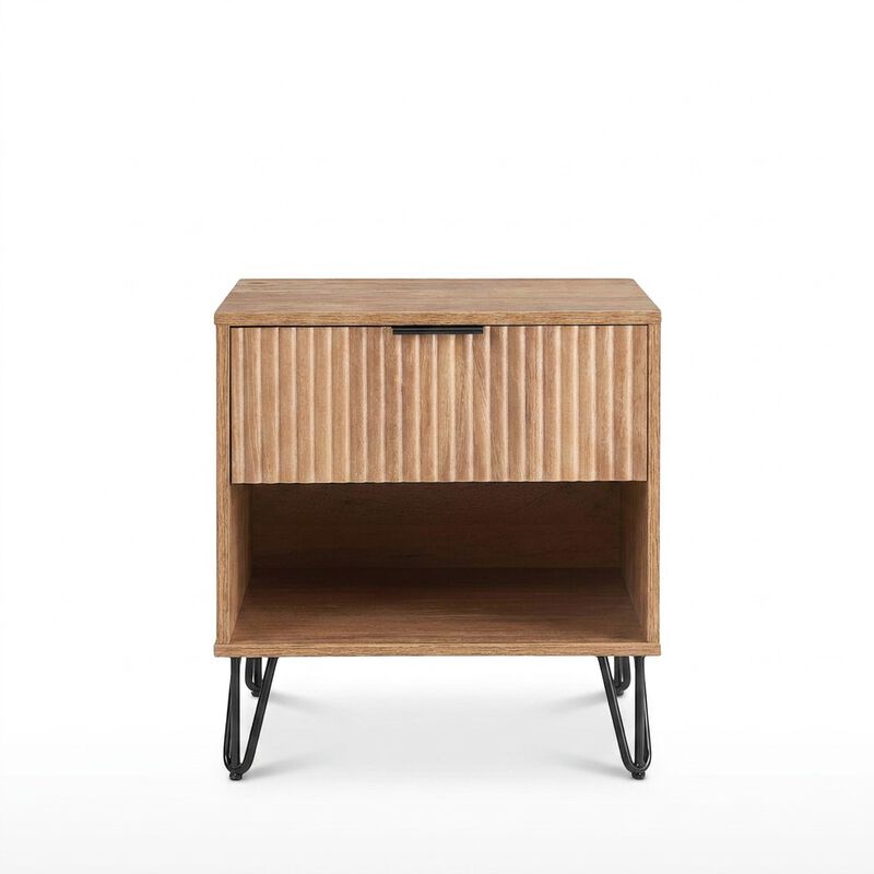 Dumbo 1-Drawer Nightstands in Brown (Set of 2) image number 0