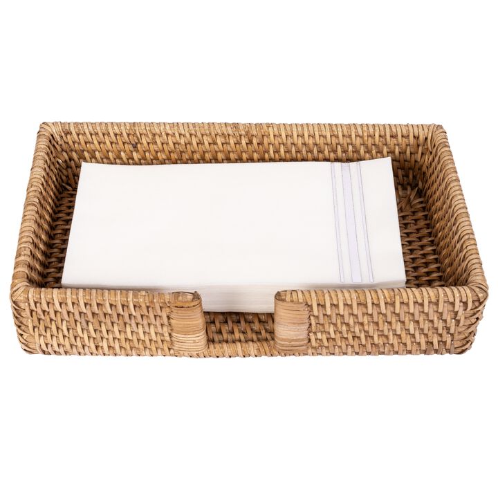 Saboga Home&trade; Guest Towel - Rectangular Napkin Holder with Cutout
