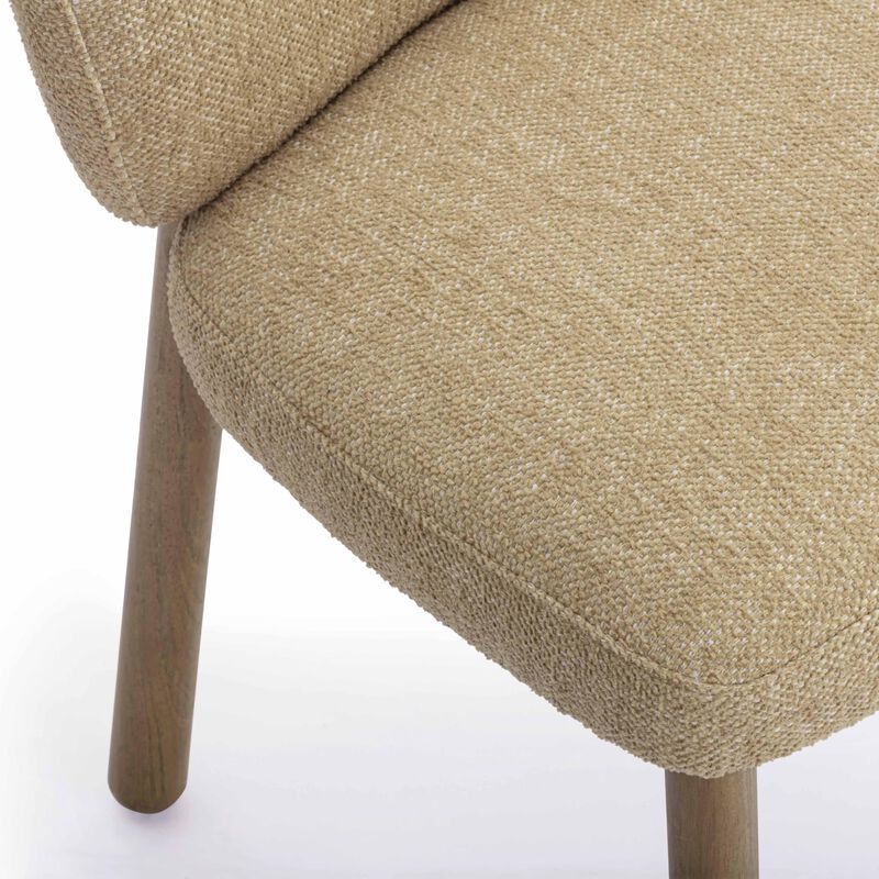 Tov Furniture Foxy Honey Textured Fabric Dining Chair image number 5