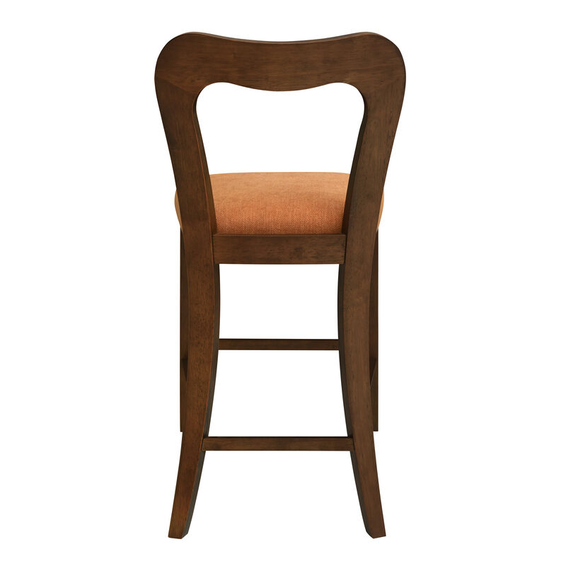 Merax Solid Rubberwood Counter Height Barstool image number 6