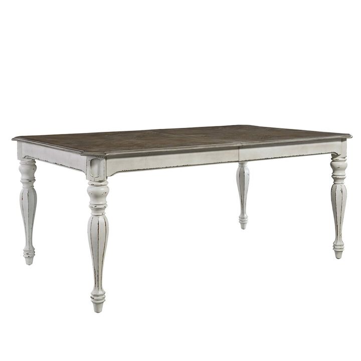 Liberty Furniture Magnolia Manor Opt 5 Piece Rectangular Table Set - Weathered Bisque