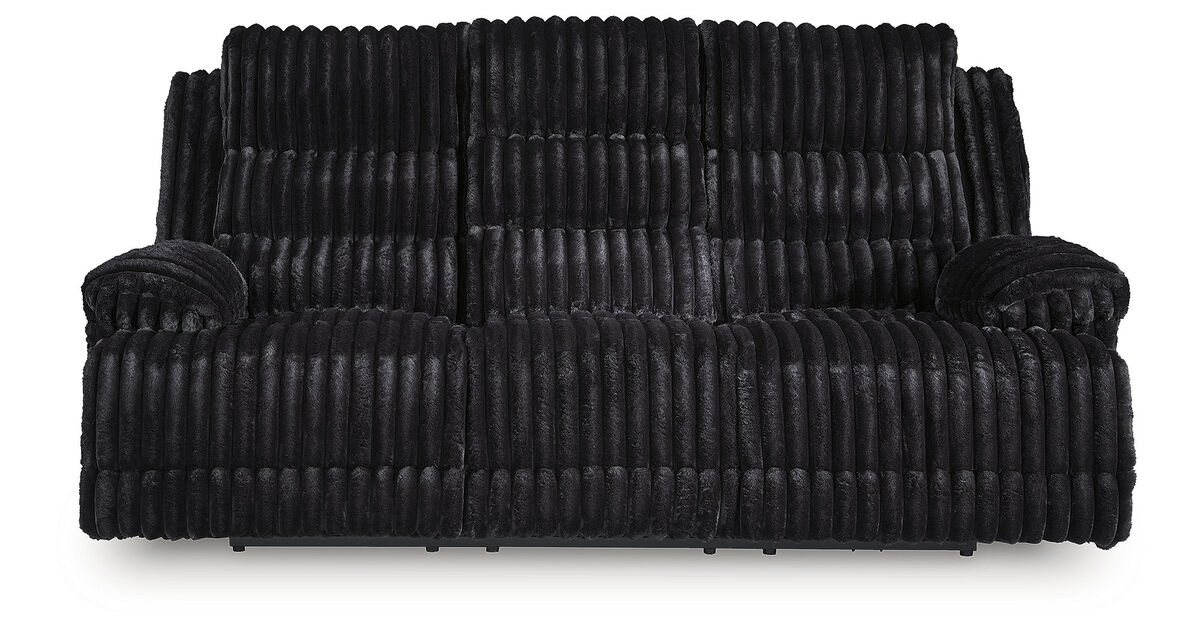 Technique Power Reclining Sofa with Drop Down Table
