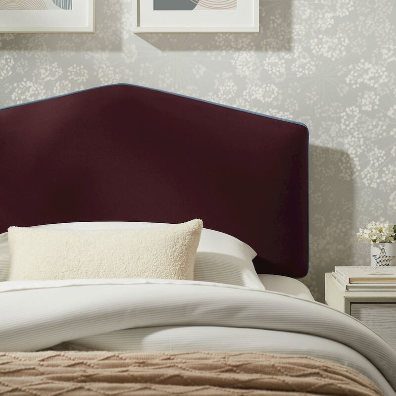 Cosette Performance Velvet Twin Size Headboard image number 7