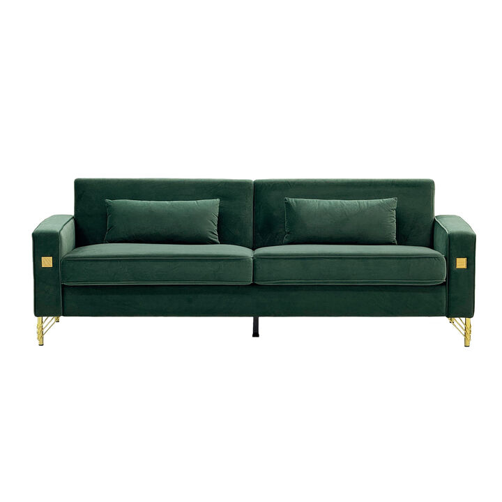Stapak Velvet Sofa