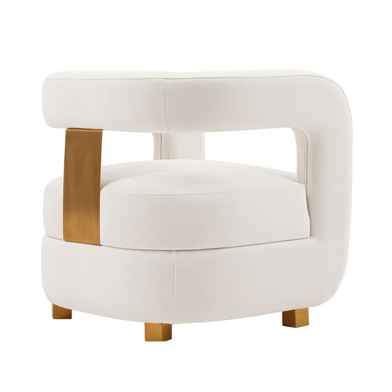Amirah White Accent Chairs (Set of 2)