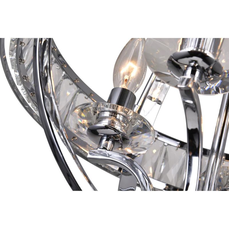 Arkansas 4 Light Chandelier With Chrome Finish