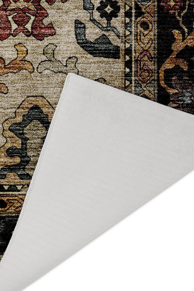 Silk Road SR5 Black 8' Round Rug image number 3