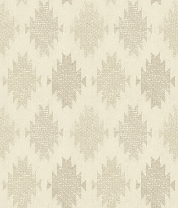 Stitched Heirloom Khaki Wallpaper