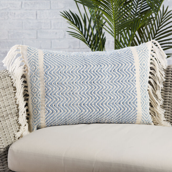 Liri Dusty Blue 16"X24" Polyester Pillow
