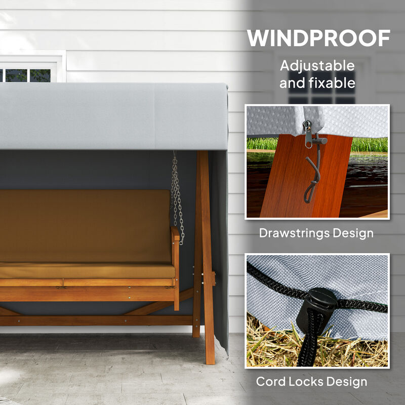 Hivvago Protective Cover for Hammocks and Porch Swings image number 4